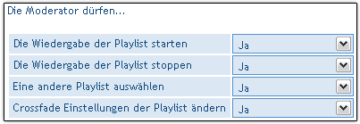 Was dürfen deine Moderatoren und was nicht?